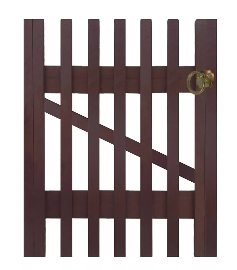 1 Portão 50 x 90 cm – Modelo Madetop G - marrom