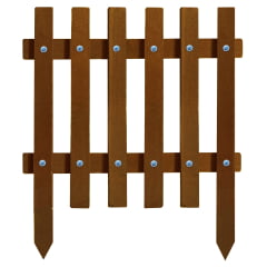 1 Cerca 50 x 60 cm – Modelo Madetop M  -Slin marrom