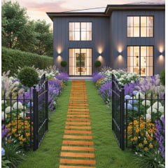 3 Metros Deck Em Rolo Caminho De Jardim De Madeira Eucalipto 