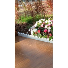 Kit 1 Metro - Limitador de Jardim Madetop Eco Branco