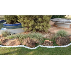 Kit 1 Metro - Limitador de Jardim Madetop Eco Branco